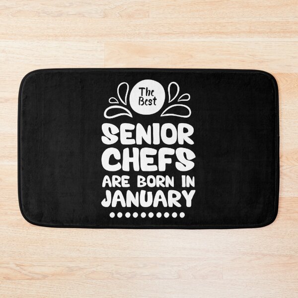 Item preview, The Best Senior Chefs Are Born in January Funny Chef Birthday Gift idea for Cooking Lovers designed and sold by BestComicss.