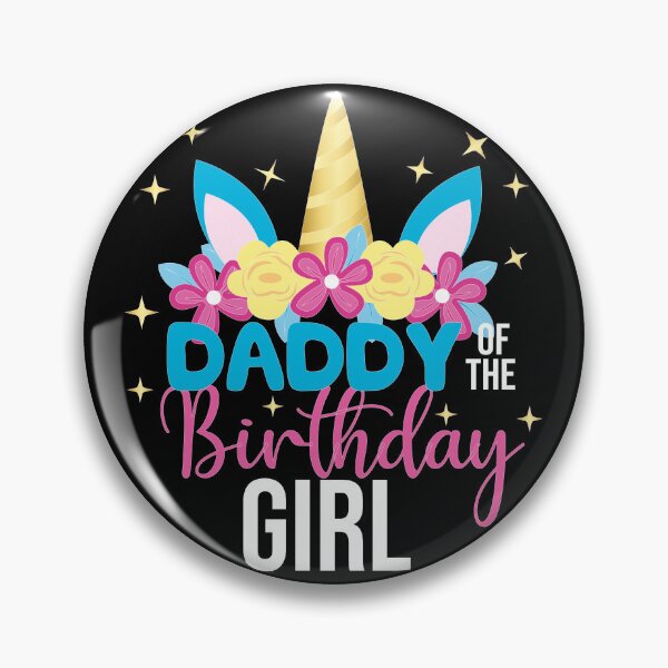 Item preview, Daddy Of The Birthday Unicorn designed and sold by theskyblue.