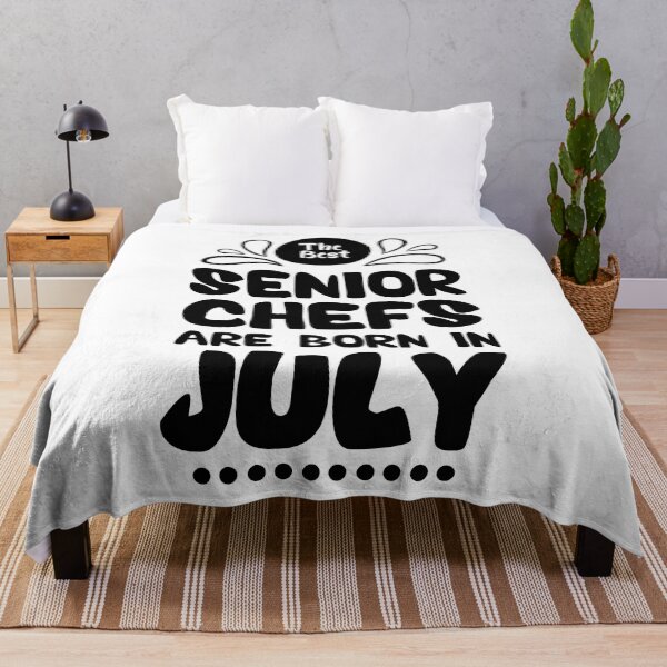 Item preview, The Best Senior Chefs Are Born in July Funny Chef Birthday Gift idea for Cooking Lovers designed and sold by BestComicss.