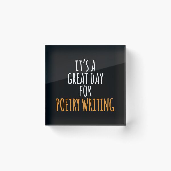 Item preview, It's a Great Day for Poetry Writing designed and sold by kindxinn.