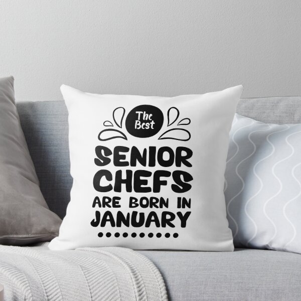 Item preview, The Best Senior Chefs Are Born in January Funny Chef Birthday Gift idea for Cooking Lovers designed and sold by BestComicss.