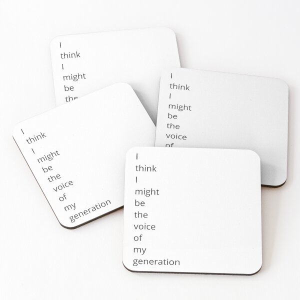 Item preview, I think I might be the voice of my generation designed and sold by schierneckeretc.