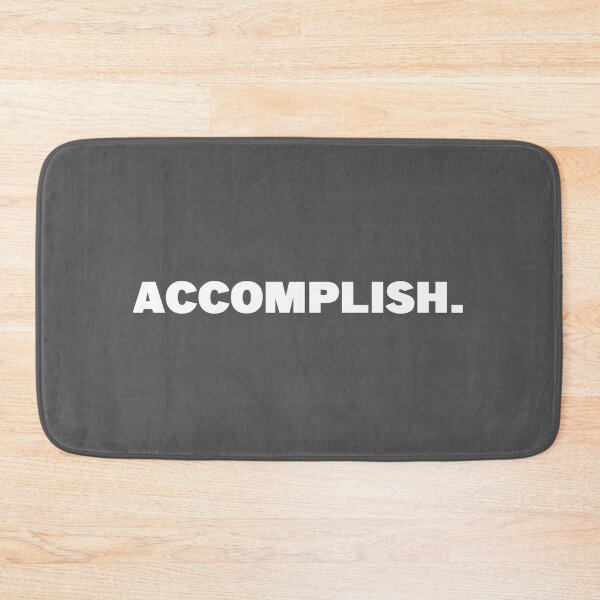 Item preview, ACCOMPLISH One Word Quote designed and sold by American-usa.
