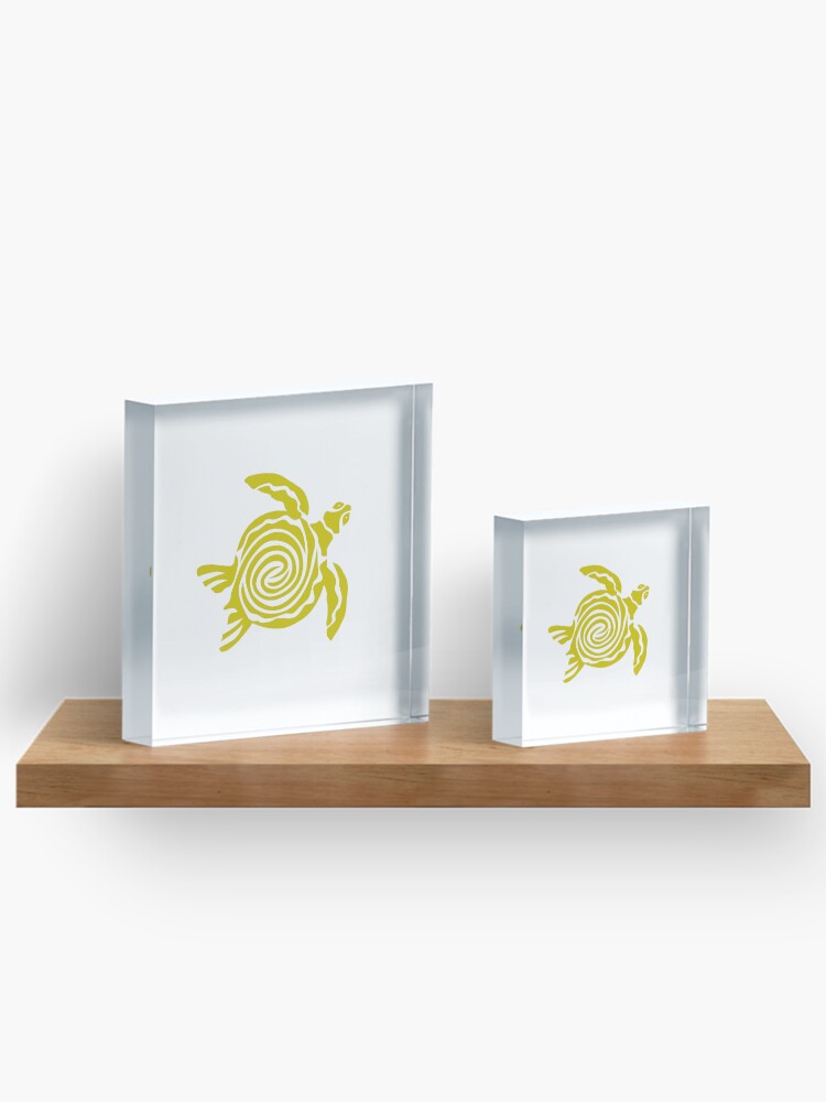 Thumbnail 3 of 5, Acrylic Block, Turtle Sea Turtle designed and sold by AlexLab.
