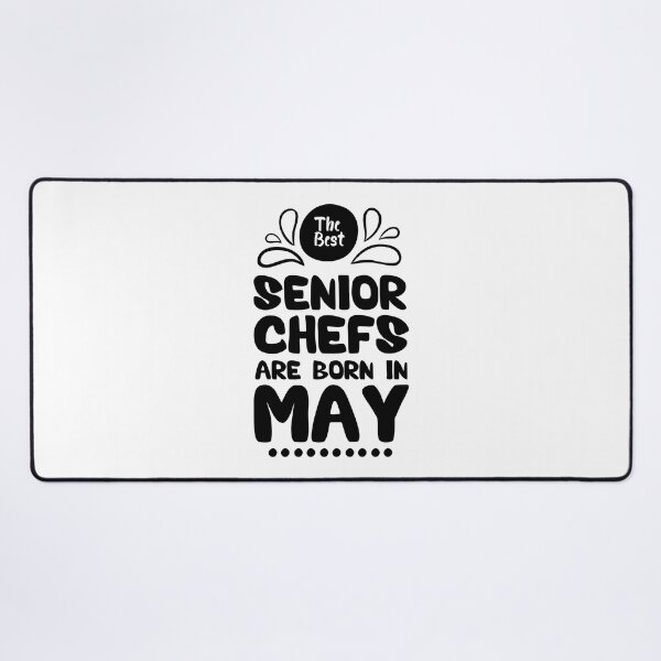 Item preview, The Best Senior Chefs Are Born in May Funny Chef Birthday Gift idea for Cooking Lovers designed and sold by BestComicss.