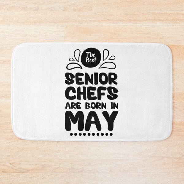 Item preview, The Best Senior Chefs Are Born in May Funny Chef Birthday Gift idea for Cooking Lovers designed and sold by BestComicss.