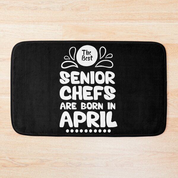 Item preview, The Best Senior Chefs Are Born in April Funny Chef Birthday Gift idea for Cooking Lovers designed and sold by BestComicss.