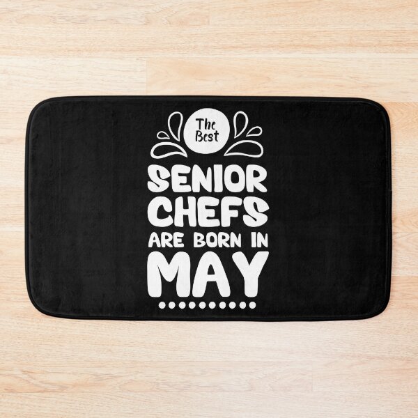 Item preview, The Best Senior Chefs Are Born in May Funny Chef Birthday Gift idea for Cooking Lovers designed and sold by BestComicss.