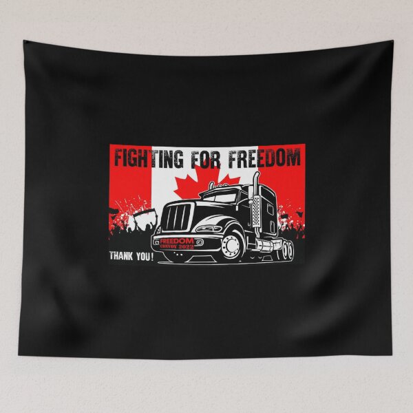 Item preview, Freedom Convoy 2022 - stand with our truckers - the true north strong and free designed and sold by jessicaleah15.