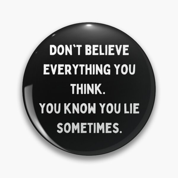 Item preview, Overthinking Kills Your Happiness - Dont Believe Everything You Think designed and sold by muradian7.