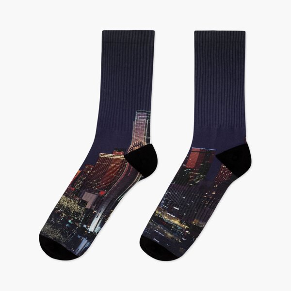 Item preview, City Lights City At Night Nostalgic Retro Cozy Moody Photography Skyline designed and sold by sillyquestions.