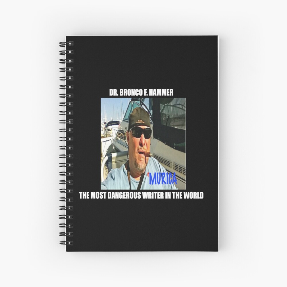 Item preview, Spiral Notebook designed and sold by BroncoHammer.
