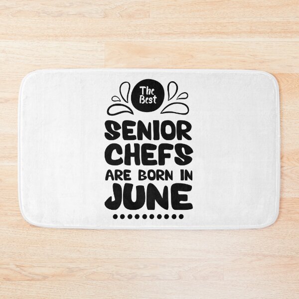 Item preview, The Best Senior Chefs Are Born in June Funny Chef Birthday Gift idea for Cooking Lovers designed and sold by BestComicss.