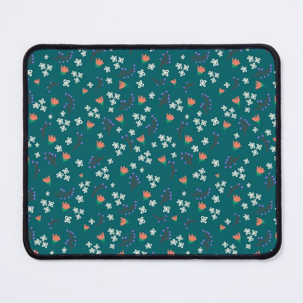 Item preview, Coral Purple Green Floral Ditzy Pattern designed and sold by cassandrafallon.