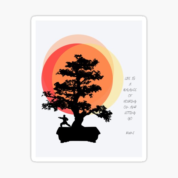 "Rumi Bonsai Rumi Quote" Sticker for Sale by Ktops Redbubble