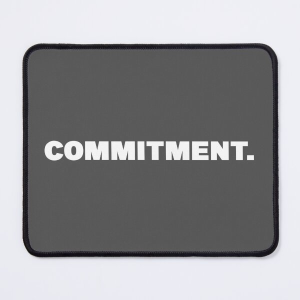 Item preview, Commitment One Word Quote designed and sold by American-usa.