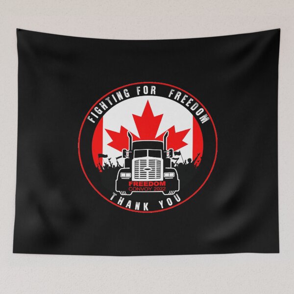 Item preview, Freedom Convoy 2022 - Fighting for Freedom - Canada Truckers designed and sold by jessicaleah15.