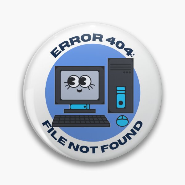 Item preview, File Not Found | Error 404 Computer Blue designed and sold by EDayMerch.
