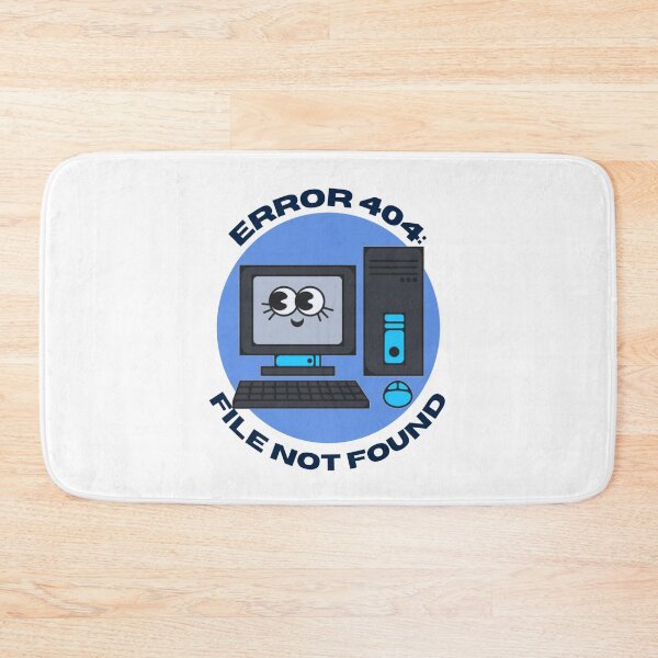 Item preview, File Not Found | Error 404 Computer Blue designed and sold by EDayMerch.