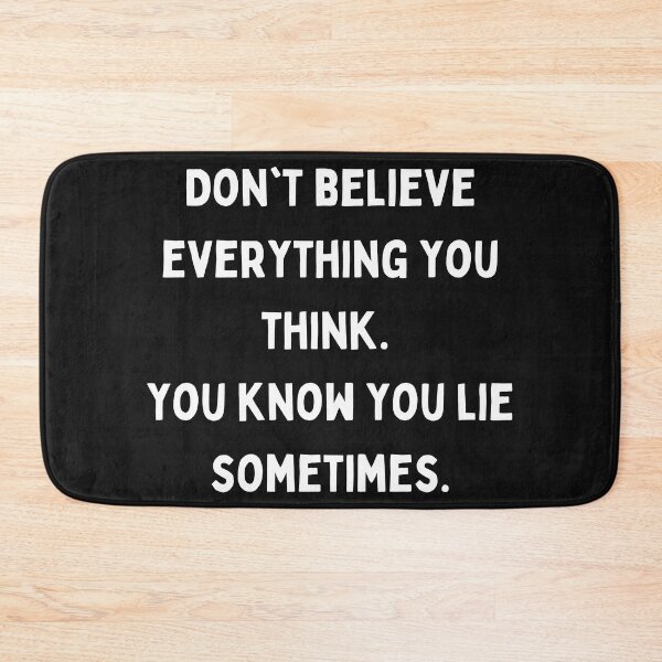 Item preview, Overthinking Kills Your Happiness - Dont Believe Everything You Think designed and sold by muradian7.