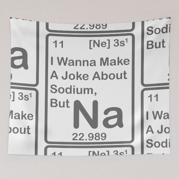 Item preview, I wanna make a Joke about Sodium, But Na designed and sold by roadworkplay.