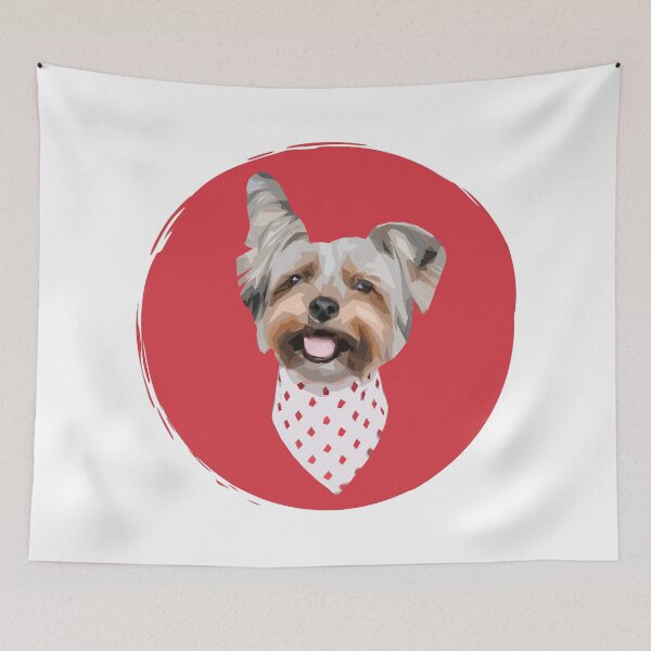 Item preview, Yorkshire Terrier - Cute Yorkie Dog - Pop Art - Paint Dot - WPAP designed and sold by inkandmoth.
