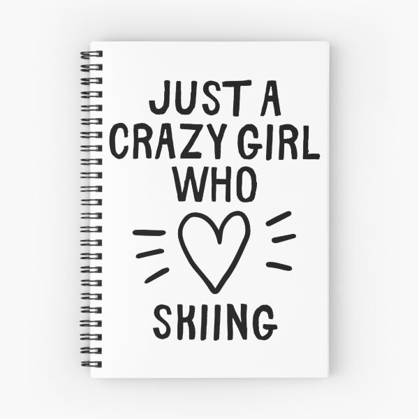 Item preview, Just a crazy girl who loves skiing designed and sold by TheGreenGoat.