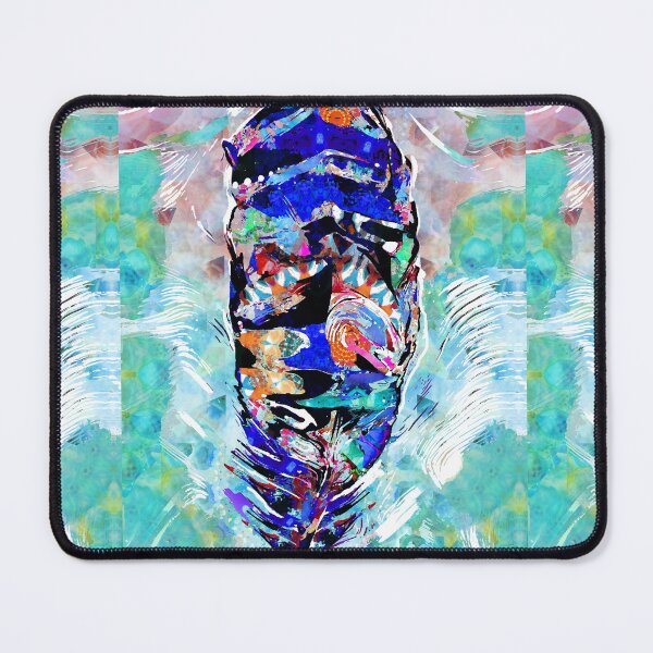 Item preview, Bright Colorful Wild Blue Feather Art by Sharon Cummings designed and sold by Sharon Cummings Art.