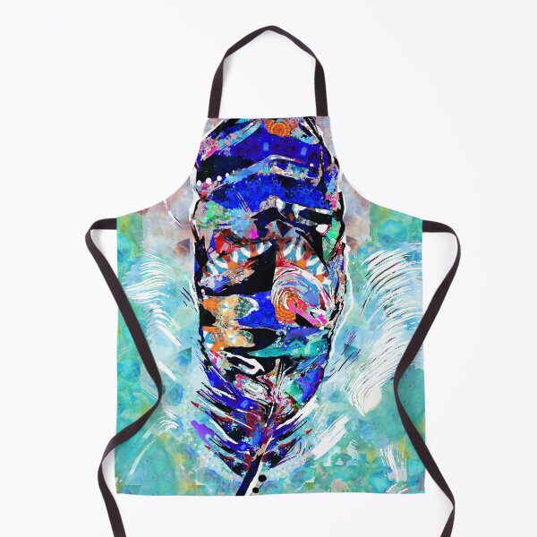 Item preview, Bright Colorful Wild Blue Feather Art by Sharon Cummings designed and sold by Sharon Cummings Art.