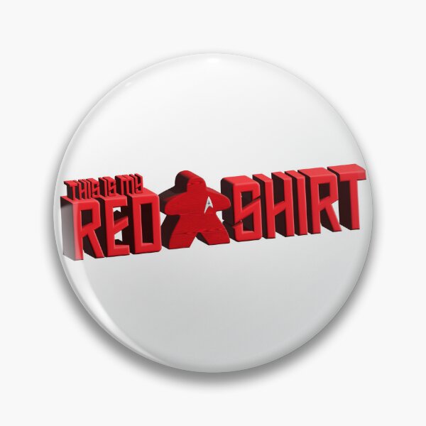 Item preview, This is my Redshirt (Meeple) designed and sold by Birdbrook Academy.