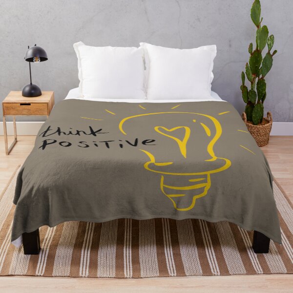 Item preview, Typography Quotes "Think Positive" designed and sold by fitalaa.