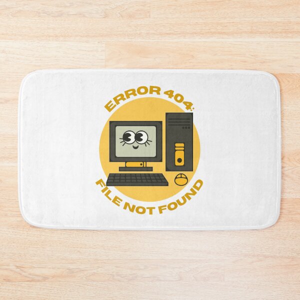 Item preview, File Not Found | Error 404 Computer Yellow designed and sold by EDayMerch.