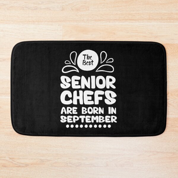 Item preview, The Best Senior Chefs Are Born in September Funny Chef Birthday Gift idea for Cooking Lovers designed and sold by BestComicss.