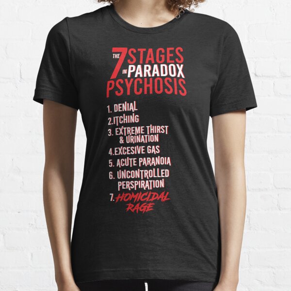 Item preview, UMBRELLA ACADEMY 2 THE 7 STAGES IN PARADOX PSYCHOSIS (BLACK) Classic T-Shirt designed and sold by VerenaJunker.