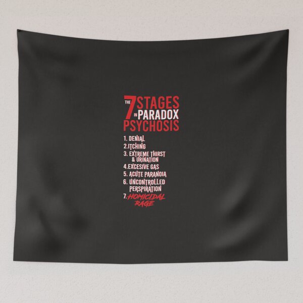 Item preview, UMBRELLA ACADEMY 2 THE 7 STAGES IN PARADOX PSYCHOSIS (BLACK) Classic T-Shirt designed and sold by VerenaJunker.