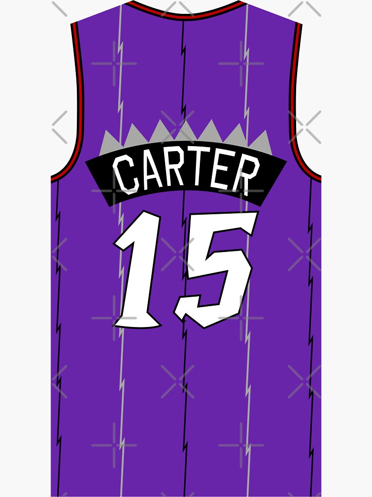 Vince Carter Signed Toronto Raptors Purple Jersey Framed Official
