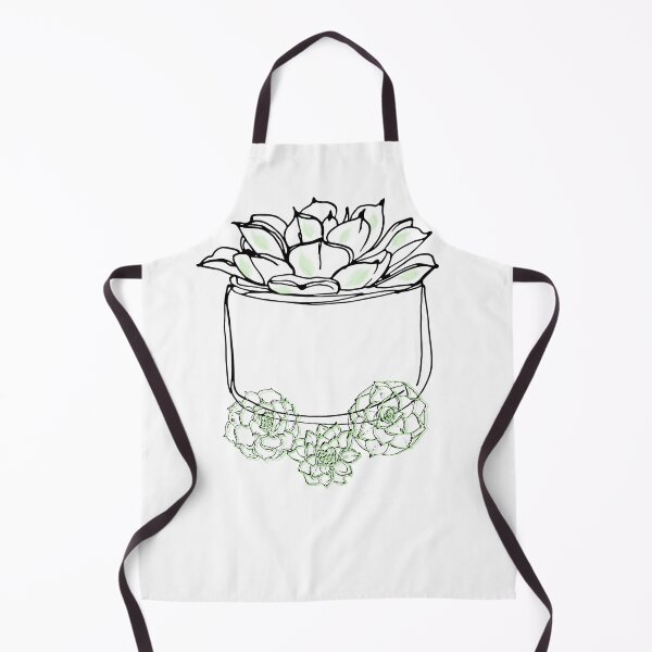 Item preview, Simple Sketch Potted Succulent designed and sold by MochaMeli.