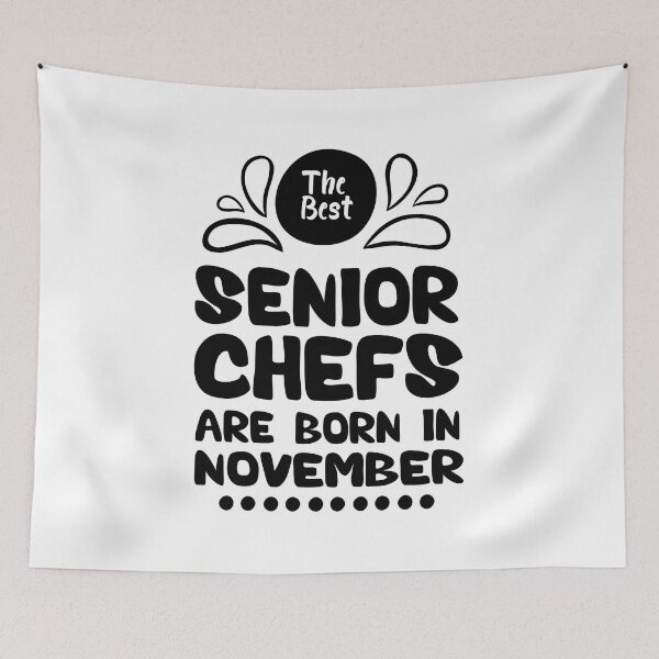 Item preview, The Best Senior Chefs Are Born in September Funny Chef Birthday Gift idea for Cooking Lovers designed and sold by BestComicss.
