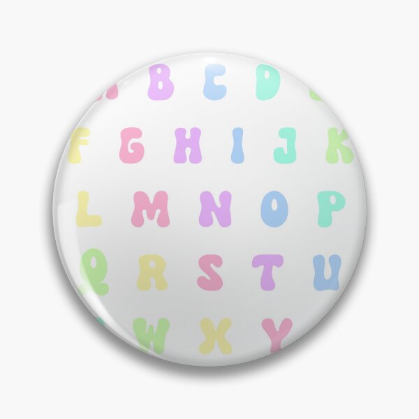 Item preview, ABC Alphabet Pastel designed and sold by MadeByBeata.