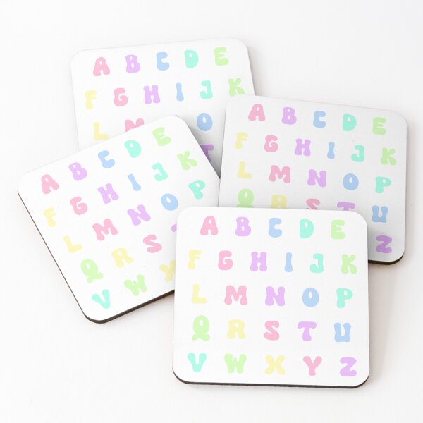 Item preview, ABC Alphabet Pastel designed and sold by MadeByBeata.