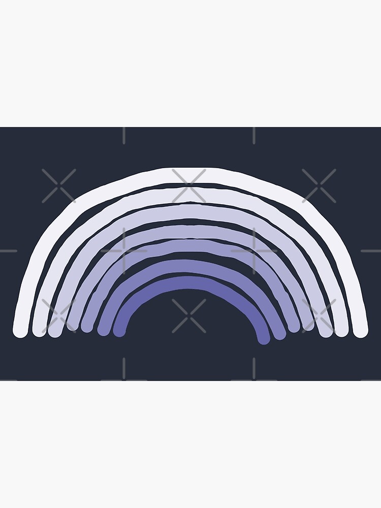 "Very Peri Rainbow Periwinkle Blue Pantone Color of the Year 2022" Poster by ellenhenry Redbubble