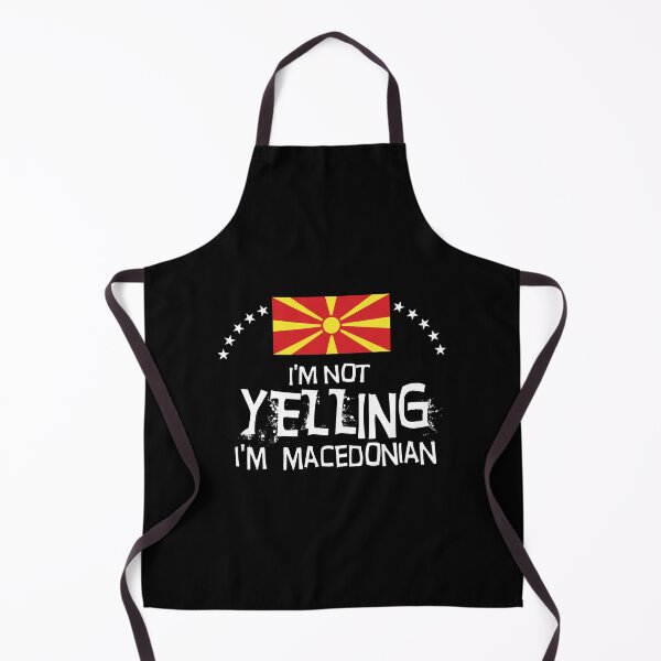 Item preview, Flag of Macedonia - I'm not yelling I'm Macedonian     designed and sold by obedtheartist.
