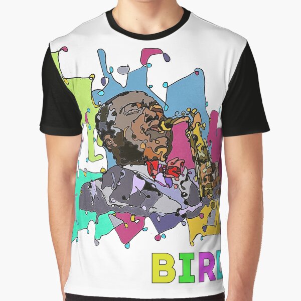 BIRD (Charlie Parker) - "Jazz Legends" Art Series by Hristo Vitchev Graphic T-Shirt