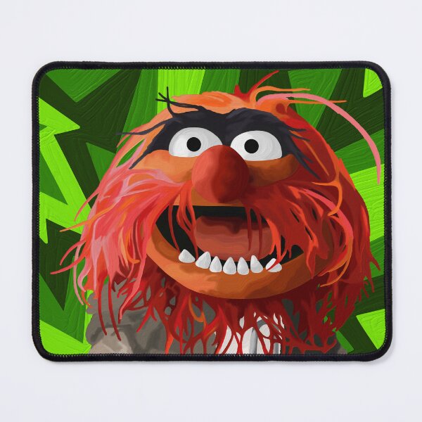 Item preview, Animal muppet portrait painting (version 1/2 - with background) designed and sold by Jessiwins19.