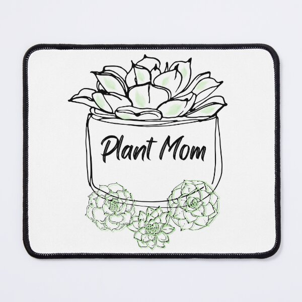 Item preview, Plant Mom Simple Sketch Potted Succulent designed and sold by MochaMeli.