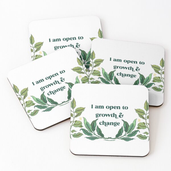 Item preview, I Am Open To Growth And Change designed and sold by fabfeminist.