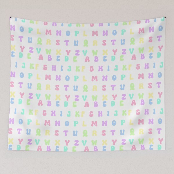 Item preview, ABC Alphabet Pastel designed and sold by MadeByBeata.