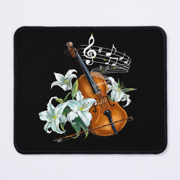 Item preview, Floral Violin-Cello for black designed and sold by Kim Leex.