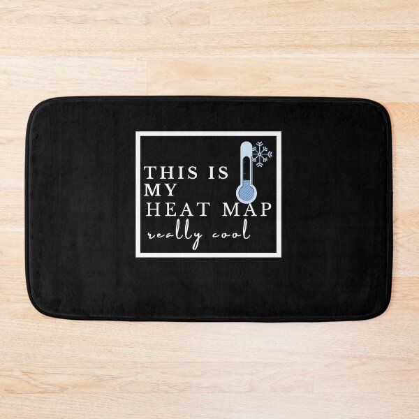 Item preview, Heatmap Really cool - black designed and sold by ActRightToday.