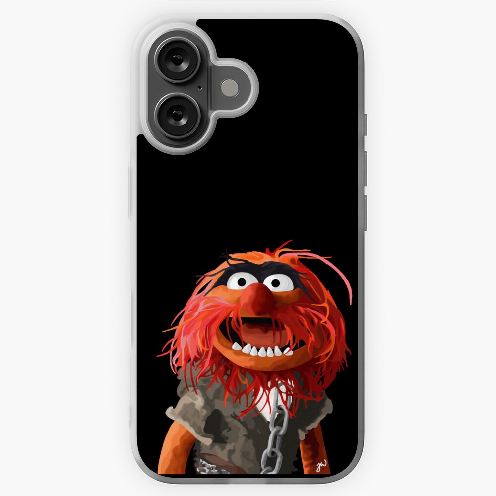Animal muppet portrait painting (version 2/2 - no background) Sticker